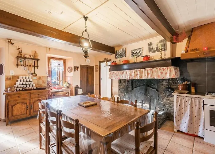 別荘 Confortable Avec Grande Cheminee Et Vues Sur Les Montagnes